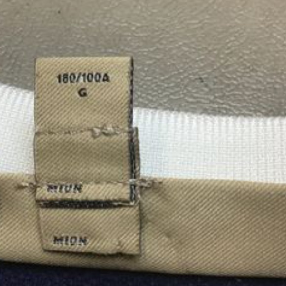 Burberry Men Navy Shirt Sz L Authentic COA - Picture 7 of 8